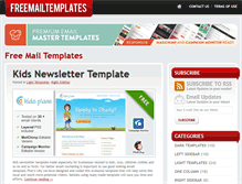 Tablet Screenshot of freemailtemplates.com